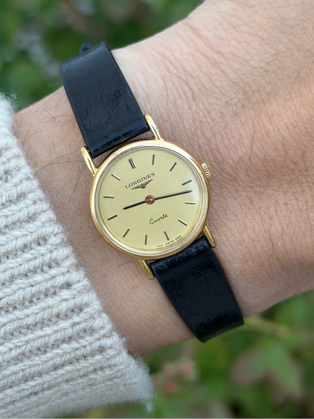 Vintage 1980s Longines 962 6683 Women’s Watch, Gold-Plated